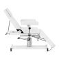 Fotel kosmetyczny hydrauliczny Sillon A 210DH z kołyską biały