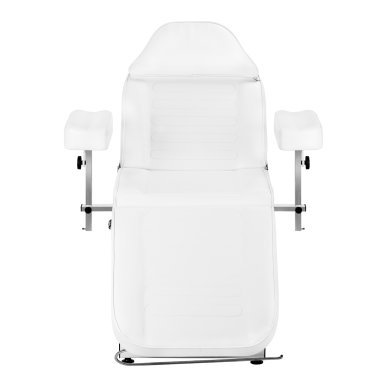 Hydraulische behandelstoel Sillon A 210DH wit met cradle voor beauty salon, wellnessruimte en professionele studio