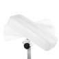 Hydraulische behandelstoel Sillon A 210DH wit met cradle voor beauty salon, wellnessruimte en professionele studio
