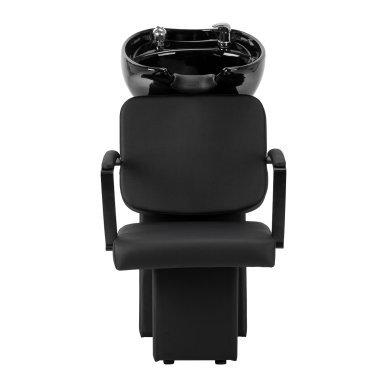 Professionele kapperswasunit Hair System Edge Noir voor kapsalon, comfortabel wassen en een georganiseerde salonwerkplek
