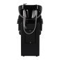 Professionele kapperswasunit Hair System Edge Noir voor kapsalon, comfortabel wassen en een georganiseerde salonwerkplek
