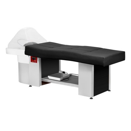 Professioneel Head Spa-wasbed Gabbiano 017 zwart voor professioneel gebruik in salons en comfortabele hoofdhuidbehandelingen