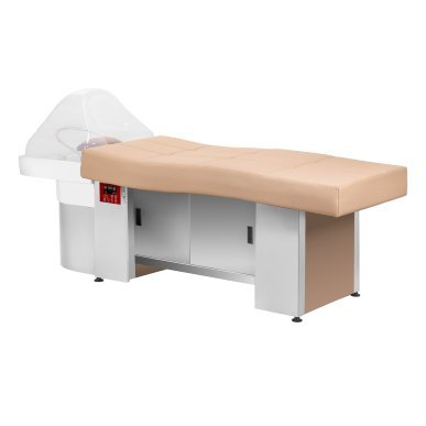 Professioneel Head Spa-wasbed Gabbiano 017B beige voor wassen, hoofdhuidrituelen en ontspannende salonbehandelingen