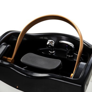 Professionele Head Spa wasunit Gabbiano Sea 501 met ligstoel voor comfortabel wassen en hoofdhuidbehandelingen in de salon