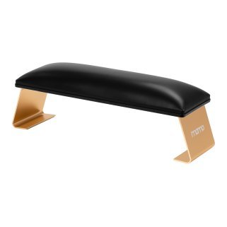 Manicuresteun Momo 7-M zwart voor professioneel salonwerk, comfortabele werkhouding en georganiseerde manicurebehandelingen