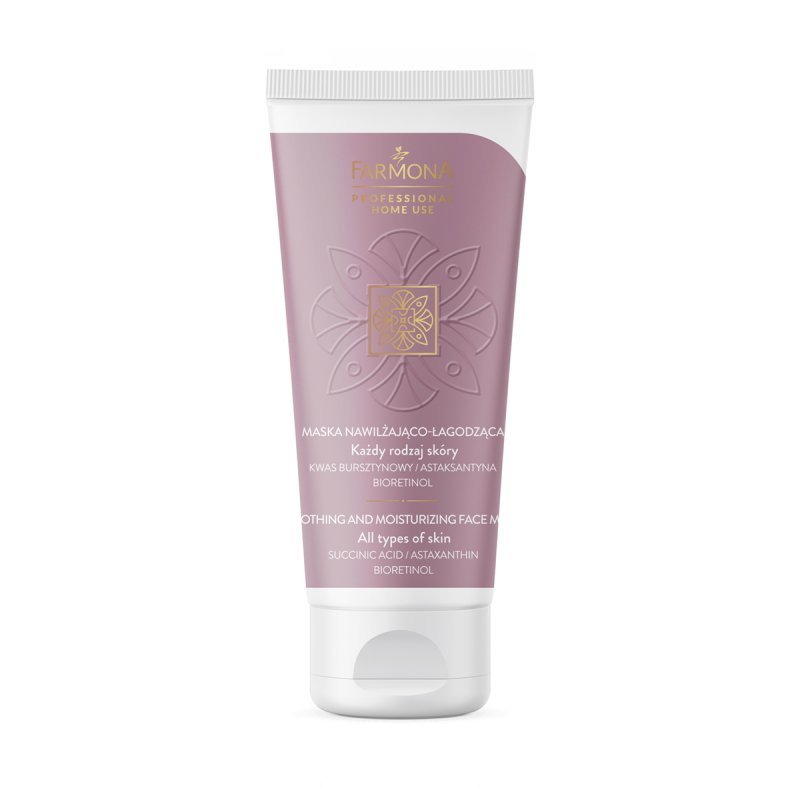 Kalmerend hydraterend masker Farmona Professional Home Use 75 ml voor comfortabele huidverzorging en thuisgebruik