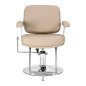 Professionele kappersstoel Omega Astra Plus beige hydraulisch voor comfortabel werken in de kapsalon en professioneel gebruik