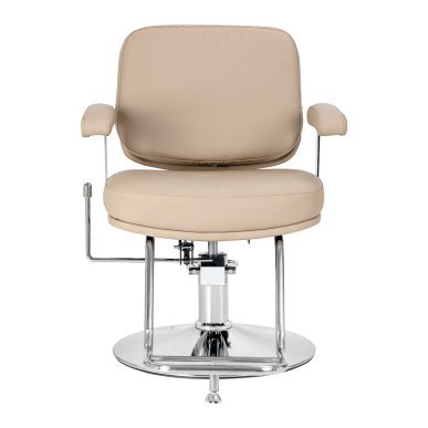 Professionele kappersstoel Omega Astra Plus beige hydraulisch voor comfortabel werken in de kapsalon en professioneel gebruik