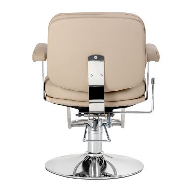 Professionele kappersstoel Omega Astra Plus beige hydraulisch voor comfortabel werken in de kapsalon en professioneel gebruik