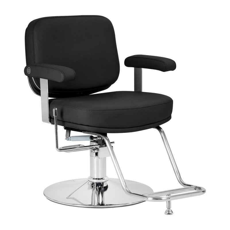Kappersstoel Omega Astra Plus zwart hydraulisch voor professionele kapsaloninrichting en comfortabel salonwerk Kappersstoel Omega Astra Plus zwart hydraulisch voor professionele kapsaloninrichting en comfortabel salonwerk