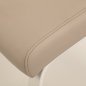 Professionele kapperswasunit Omega Marina beige met stoel voor comfortabel werken, wassen en een verzorgde saloninrichting