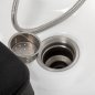 Professionele kapperswasunit Omega Marina beige met stoel voor comfortabel werken, wassen en een verzorgde saloninrichting
