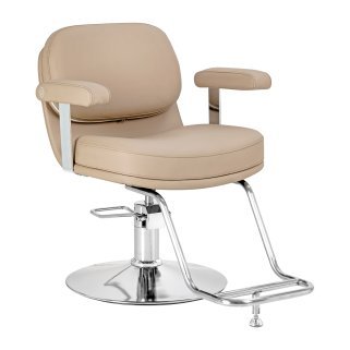 Omega Astra Kappersstoel – Hydraulisch | Beige Kunstleer