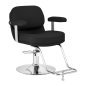 Professionele hydraulische kappersstoel Omega Astra zwart voor comfortabel knippen, styling en een verzorgde salonwerkplek Professionele hydraulische kappersstoel Omega Astra zwart voor comfortabel knippen, styling en een verzorgde salonwerkplek