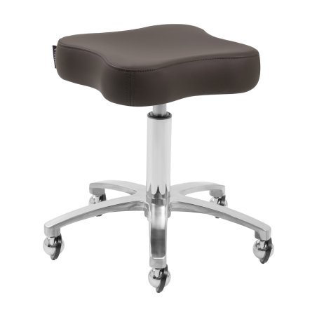 Professionele draaistoel Omega Supremo bruin voor kapsalon, beauty-, nagel-, barber- en tattoostudio voor comfortabel werken