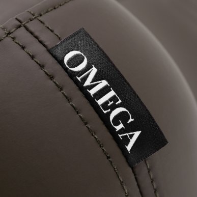 Professionele draaistoel Omega Supremo bruin voor kapsalon, beauty-, nagel-, barber- en tattoostudio voor comfortabel werken