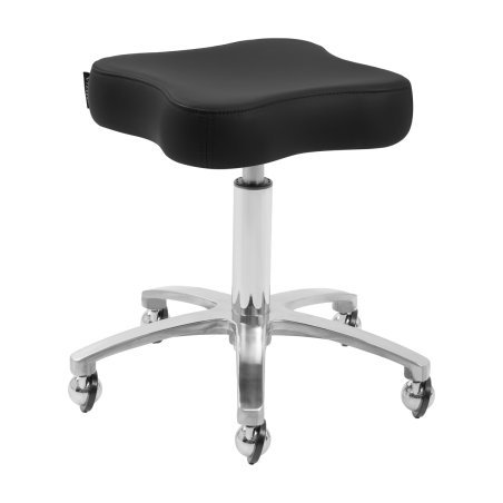 Professionele draaistoel Omega Supremo zwart voor kapsalon, beauty-, nagel-, barber- en tattoostudio voor professioneel