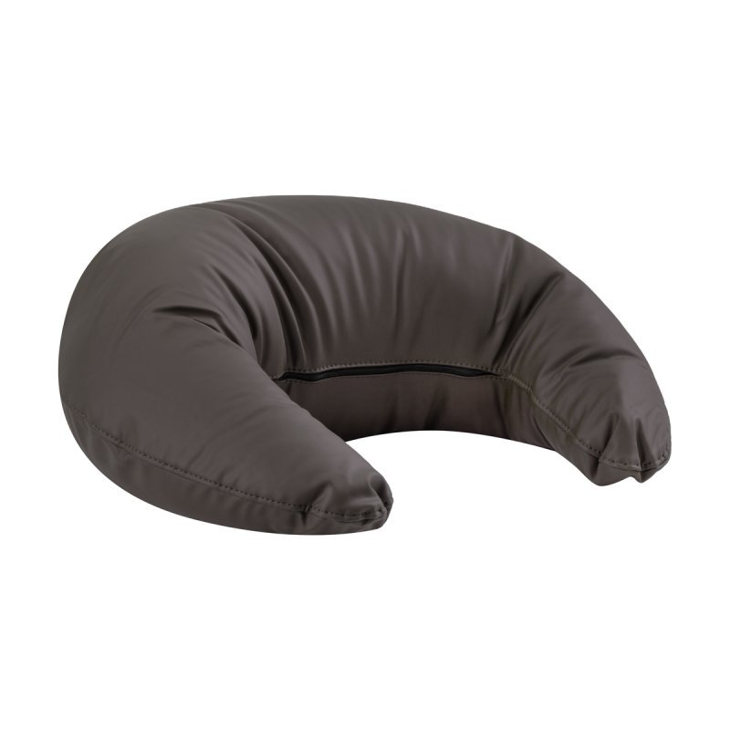 Hoofdsteun voor salonstoel Omega bruin voor professioneel saloncomfort, ergonomisch werken en elegante saloninrichting