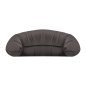 Hoofdsteun voor salonstoel Omega bruin voor professioneel saloncomfort, ergonomisch werken en elegante saloninrichting