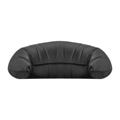 Hoofdsteun voor salonstoel Omega zwart voor professioneel saloncomfort en ergonomisch werken in kapsalon, beauty- of barbershop