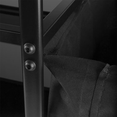 Tattoo trolley Pro Ink 1031 zwart voor professionele tattoostudio's, hygiënische werkplek en comfortabel werken