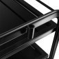 Tattoo trolley Pro Ink 1031 zwart voor professionele tattoostudio's, hygiënische werkplek en comfortabel werken Tattoo trolley Pro Ink 1031 zwart voor professionele tattoostudio's, hygiënische werkplek en comfortabel werken