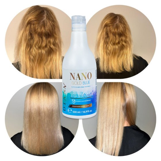 NanoBlue Nanoplastia Organic Permanent Hair Straightening 1000ml