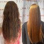 Nanoplastia NanoGold 1000ml voor alle haartypes met organische straightening en glad resultaat tot 12 maanden