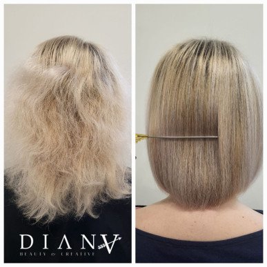 Platinum Haarbotox 1000ml + Afwerkingsmasker 500ml – Herstel, Diepe Hydratatie en Neutralisatie van Gele Tinten