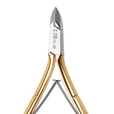 Professionele nagelriemtang Nghia Export C-118 voor manicure en pedicure, nauwkeurige details voor salon en studio