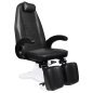 Hydraulische podologiestoel 112 zwart voor professionele pedicurepraktijk, podologie en behandelruimte in salon Hydraulische podologiestoel 112 zwart voor professionele pedicurepraktijk, podologie en behandelruimte in salon