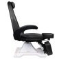 Hydraulische podologiestoel 112 zwart voor professionele pedicurepraktijk, podologie en behandelruimte in salon Hydraulische podologiestoel 112 zwart voor professionele pedicurepraktijk, podologie en behandelruimte in salon