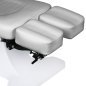 Hydraulische podologiestoel 112 grijs voor professionele pedicurepraktijk, podologie en behandelruimte in salon