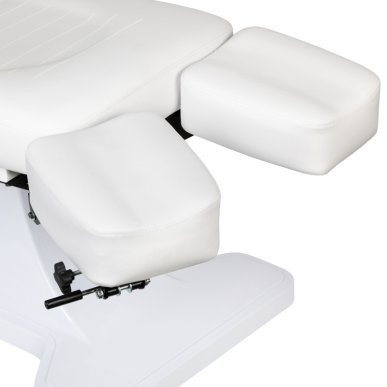 Hydraulische podologiestoel 112 wit voor professionele pedicurepraktijk, podologie en behandelruimte in salons