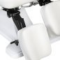 Hydraulische podologiestoel 112 wit voor professionele pedicurepraktijk, podologie en behandelruimte in salons