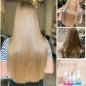 Proteïne haarontkrulling Golden Professional Blue 1000ml + 500ml voor blond gekleurd en beschadigd haar Proteïne haarontkrulling Golden Professional Blue 1000ml + 500ml voor blond gekleurd en beschadigd haar