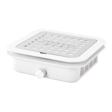 Inbouwstofafzuiger Momo P30 60W wit voor professionele nagelstudio, beautysalon en praktijkwerk met meer werkcomfort