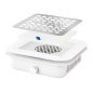 Inbouwstofafzuiger Momo P30 60W wit voor professionele nagelstudio, beautysalon en praktijkwerk met meer werkcomfort