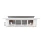 Inbouwstofafzuiger Momo P30 60W wit voor professionele nagelstudio, beautysalon en praktijkwerk met meer werkcomfort