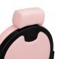 Barberstoel Gabbiano President roze en zwart voor professionele kapsalons, barbershops en comfortabele klantenpositionering
