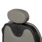Barber chair Gabbiano Francesco grey with a black base