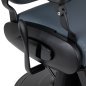 Barber's chair Gabbiano Francesco graphite with a black base second class