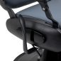 Barberstoel Gabbiano Francesco grafiet met geborsteld frame voor professionele kapsalon en barbershop, tweede categorie Barberstoel Gabbiano Francesco grafiet met geborsteld frame voor professionele kapsalon en barbershop, tweede categorie