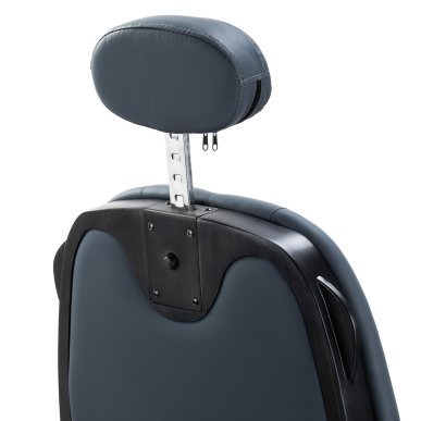 Barberstoel Gabbiano Francesco grafiet met geborsteld frame voor professionele kapsalon en barbershop, tweede categorie