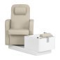 Professionele pedicurestoel Sillon Elysia SPA crème voor comfortabel werken in kapsalon, praktijk en beautystudio