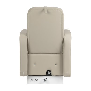 Professionele pedicurestoel Sillon Elysia SPA crème voor comfortabel werken in kapsalon, praktijk en beautystudio
