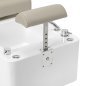 Professionele pedicurestoel Sillon Elysia SPA crème voor comfortabel werken in kapsalon, praktijk en beautystudio