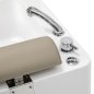 Professionele pedicurestoel Sillon Elysia SPA crème voor comfortabel werken in kapsalon, praktijk en beautystudio