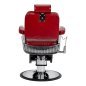 Professionele barberstoel Gabbiano Royal X rood voor kapsalon, barber en beauty studio met comfortabel professioneel salonwerk Professionele barberstoel Gabbiano Royal X rood voor kapsalon, barber en beauty studio met comfortabel professioneel salonwerk