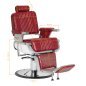 Professionele barberstoel Gabbiano Royal X rood voor kapsalon, barber en beauty studio met comfortabel professioneel salonwerk Professionele barberstoel Gabbiano Royal X rood voor kapsalon, barber en beauty studio met comfortabel professioneel salonwerk
